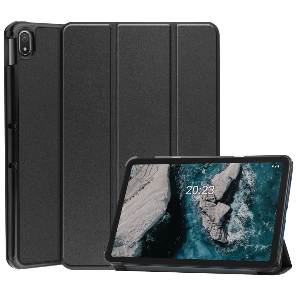  Nokia T20 Tri-Fold Fodral, Svart