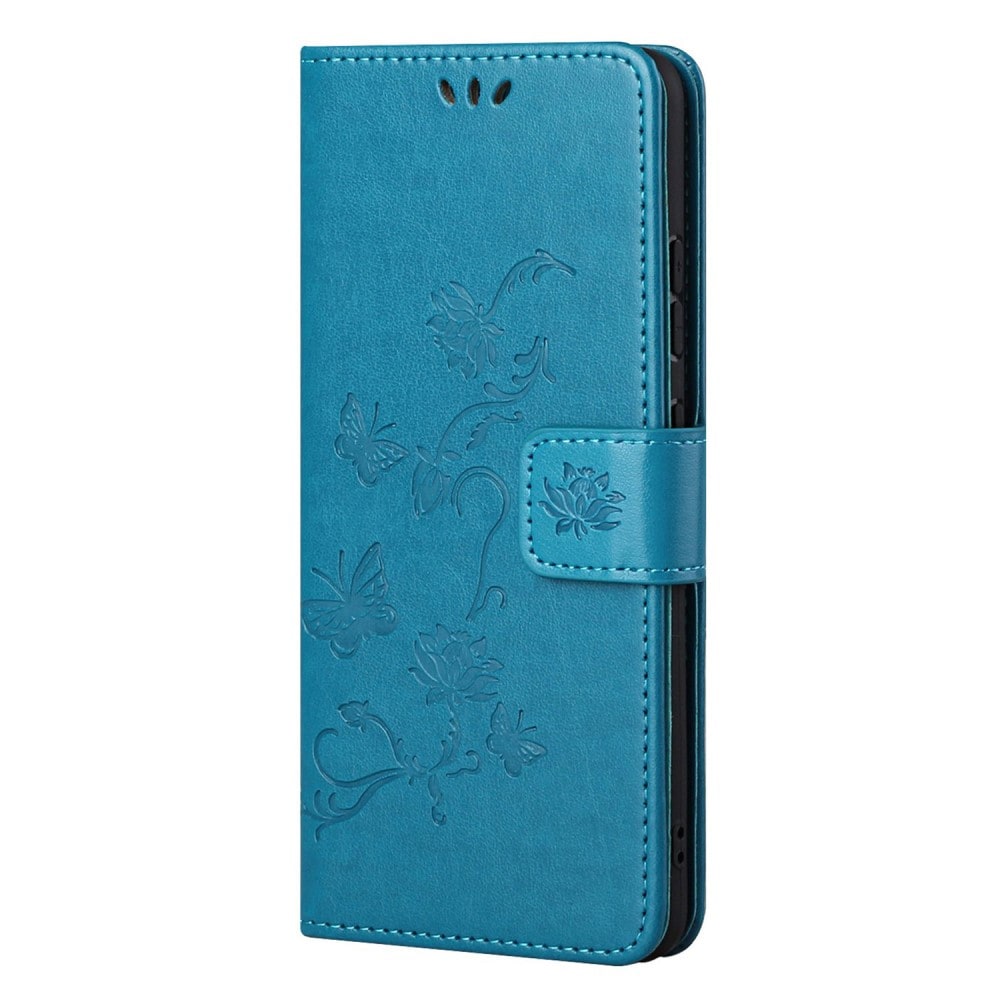  Nokia G11/Nokia G21 Mobilfodral med fjärilar, Blå