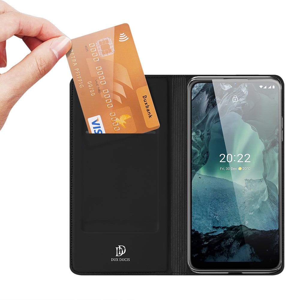  Nokia G11/Nokia G21 Slimmat mobilfodral, Svart