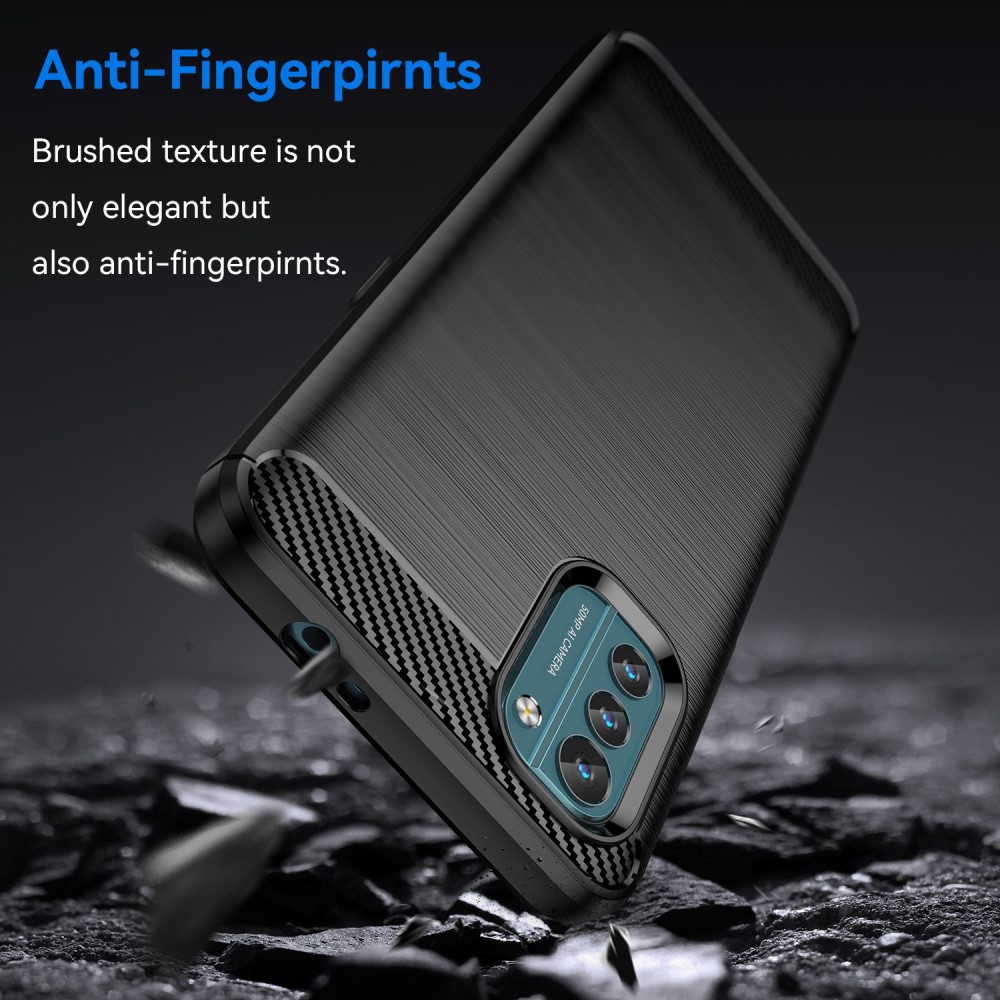  Nokia G11/Nokia G21 TPU-skal Brushed, Svart