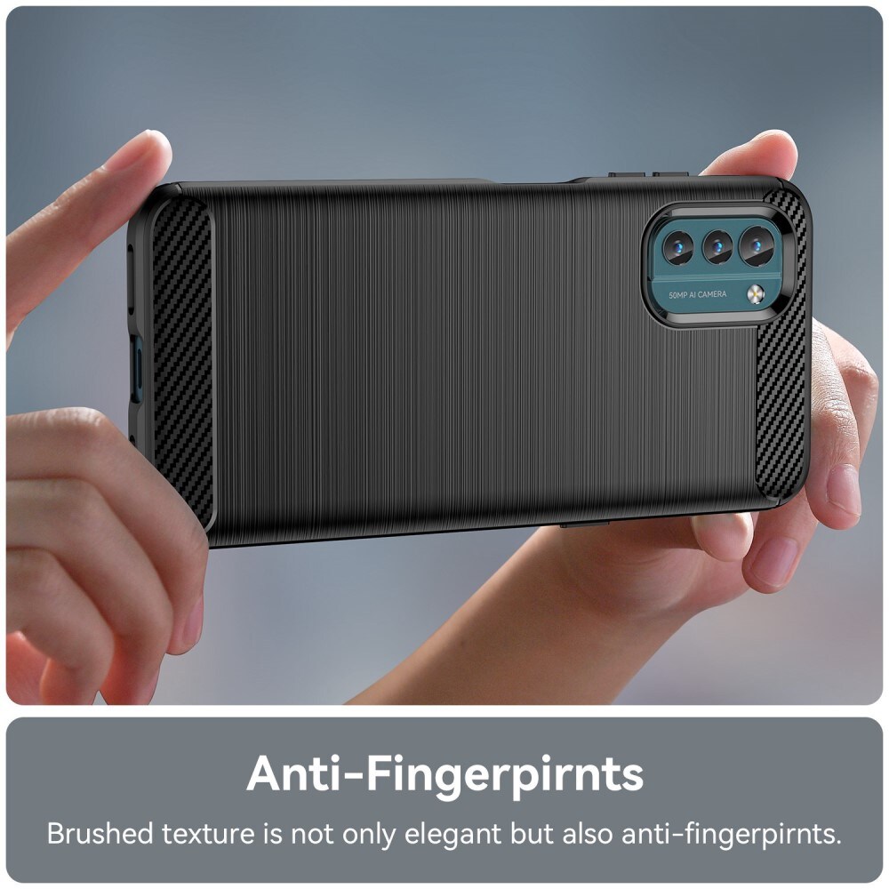  Nokia G11/Nokia G21 TPU-skal Brushed, Svart