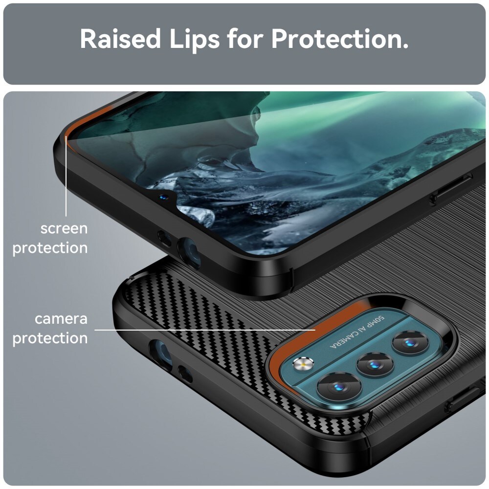  Nokia G11/Nokia G21 TPU-skal Brushed, Svart
