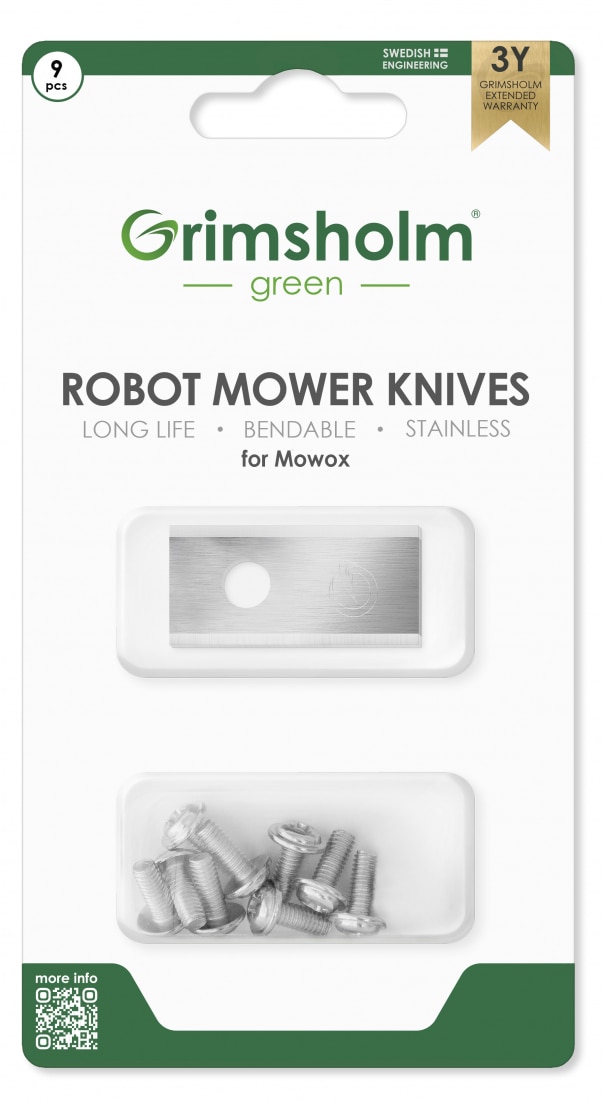 9-Pack Robotgräsklipparknivar för Mowox