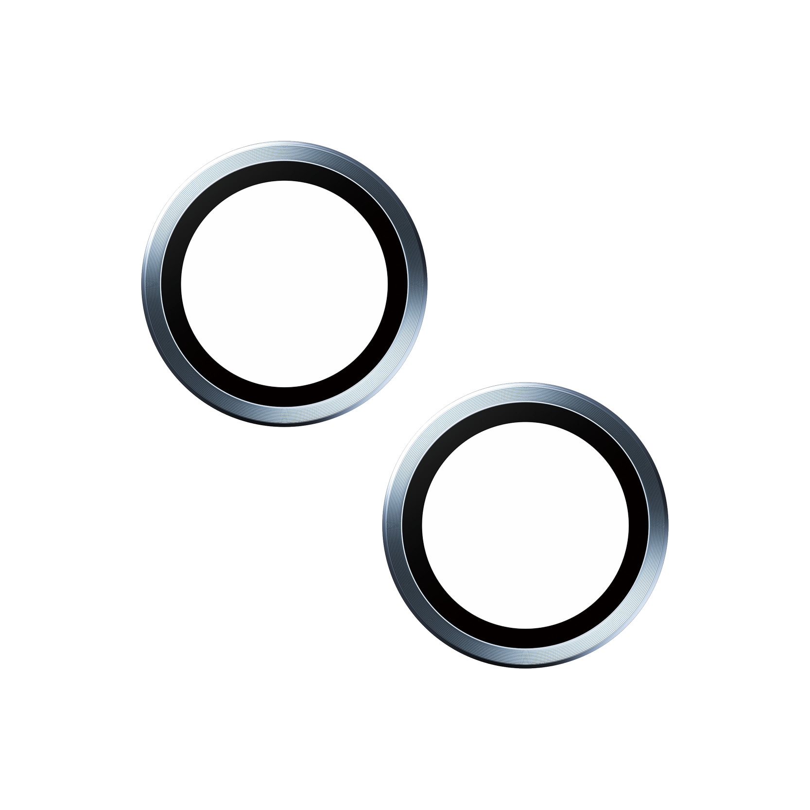 iPhone 15 Plus Hoops linsskydd med aluminiumram, Blå