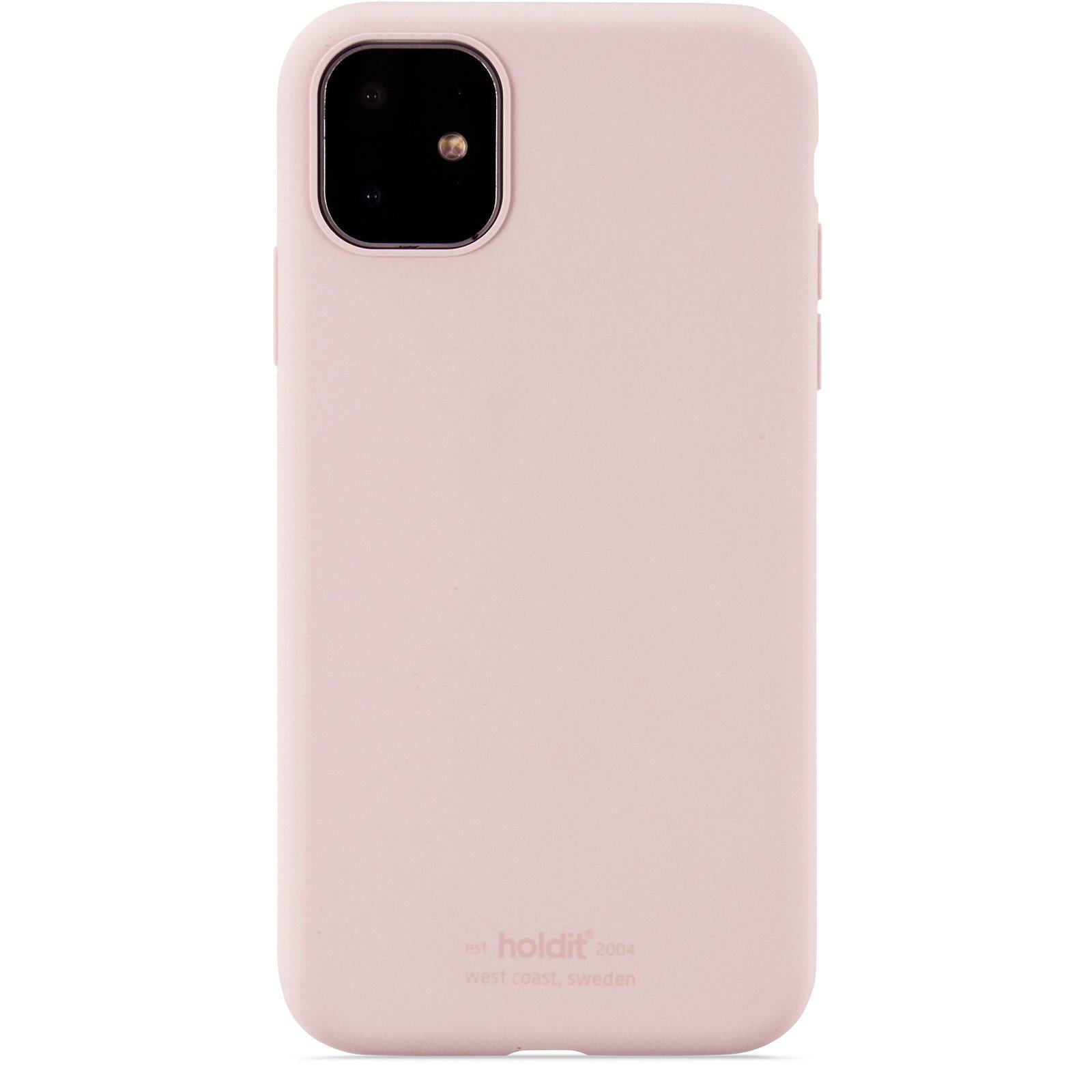 iPhone 11 Silicone Case, Blush Pink