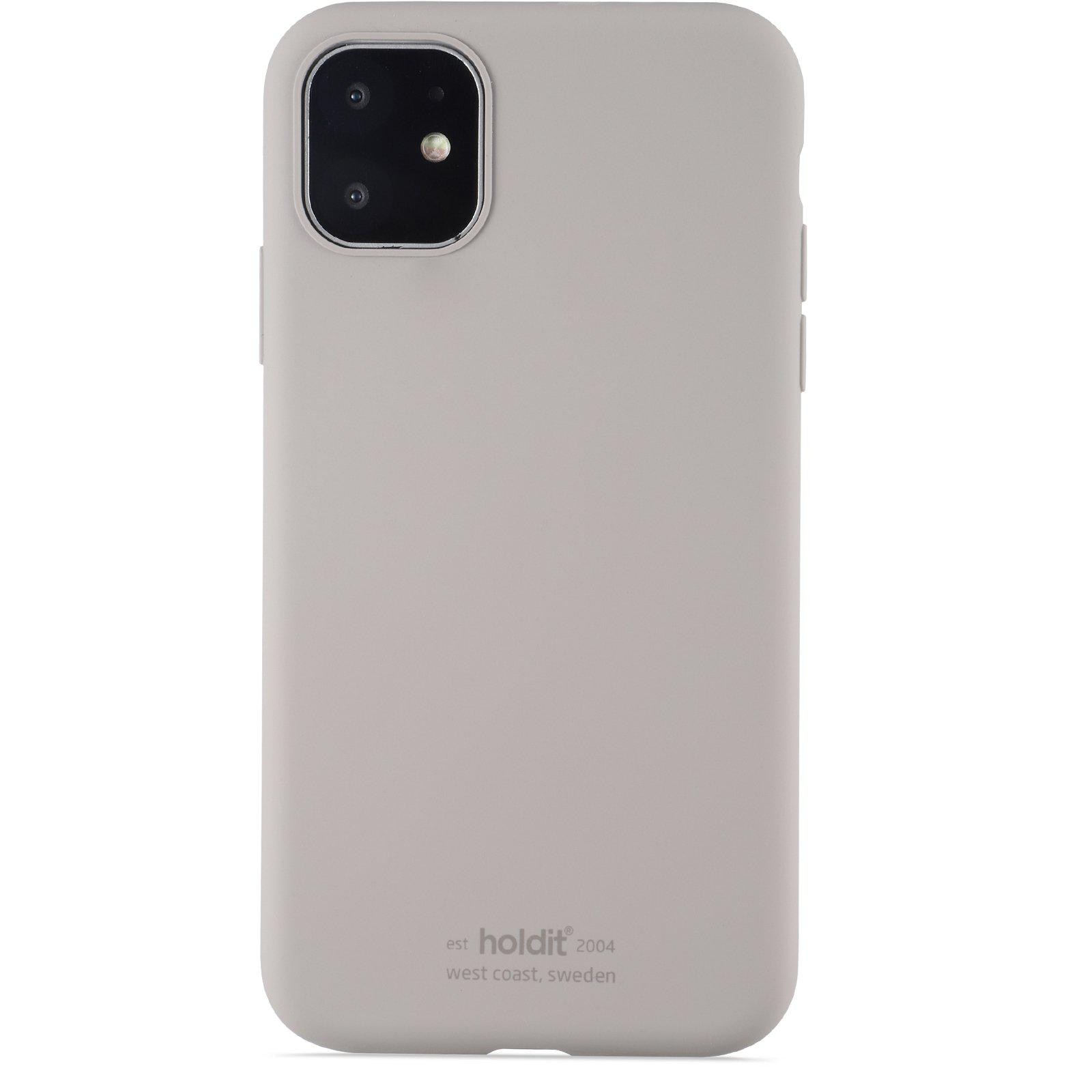 iPhone 11/XR Silicone Case, Taupe
