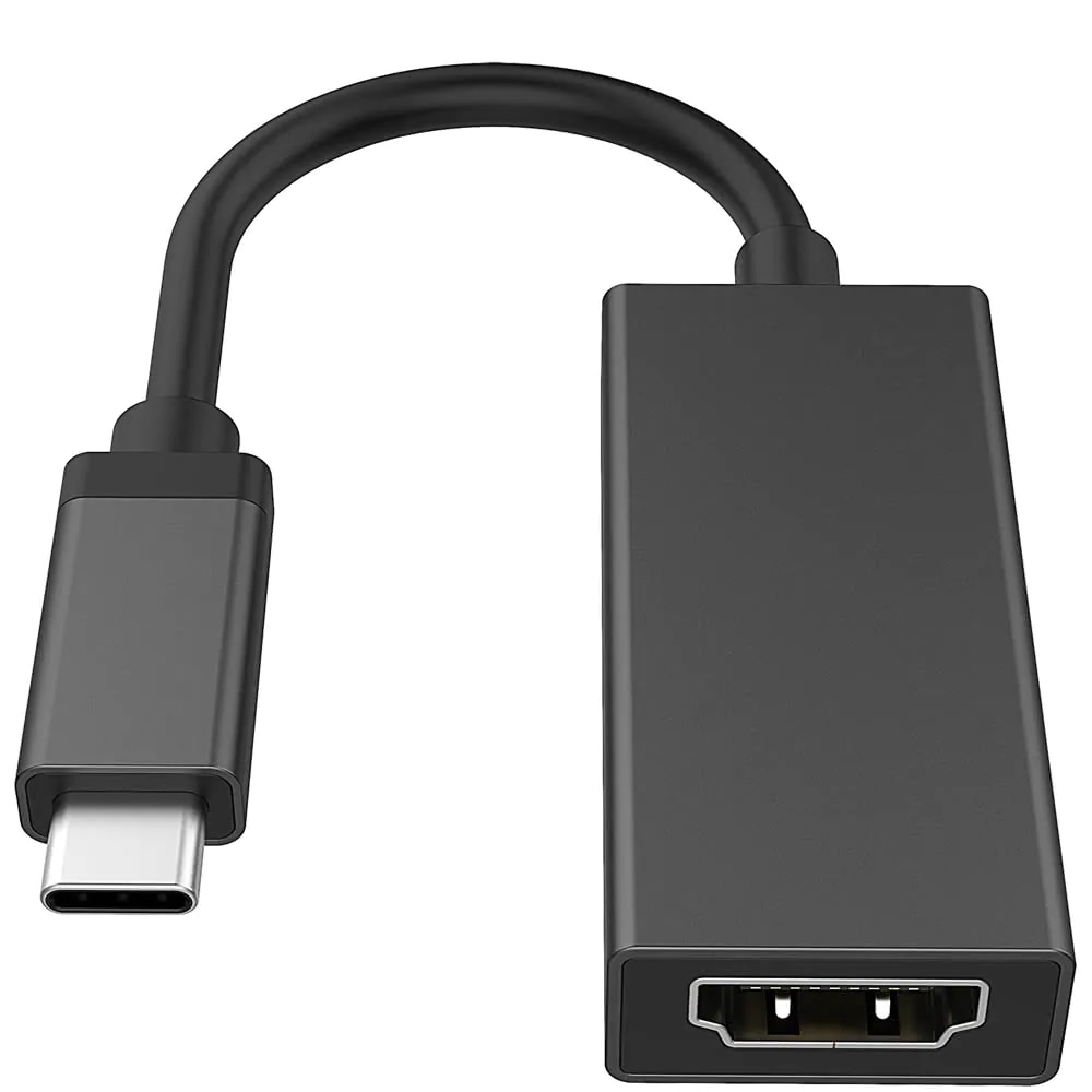 Displayadapter USB-C till HDMI, svart
