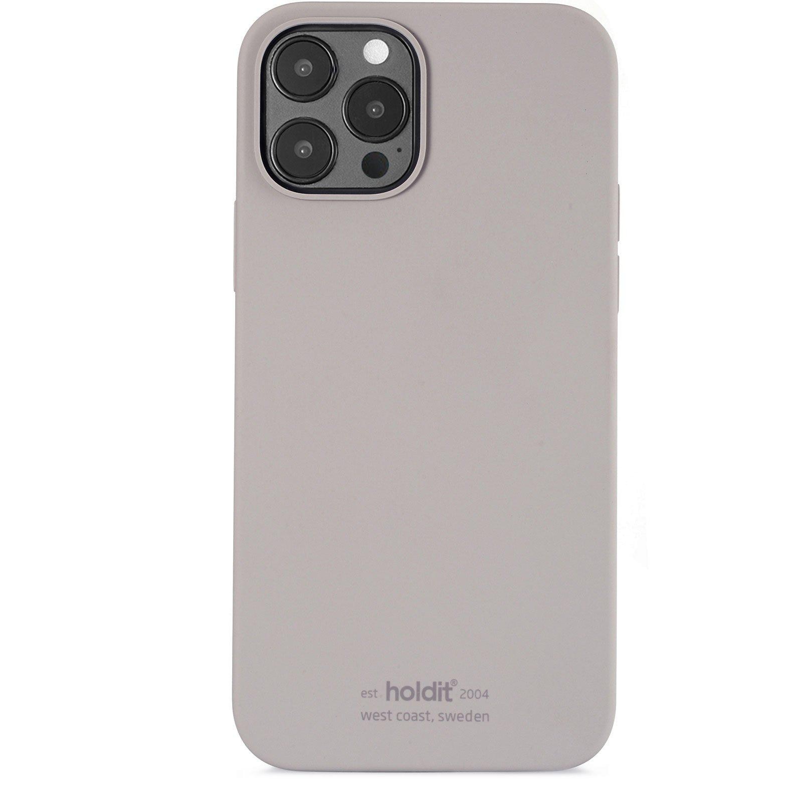 iPhone 12 Pro Max Silicone Case, Taupe