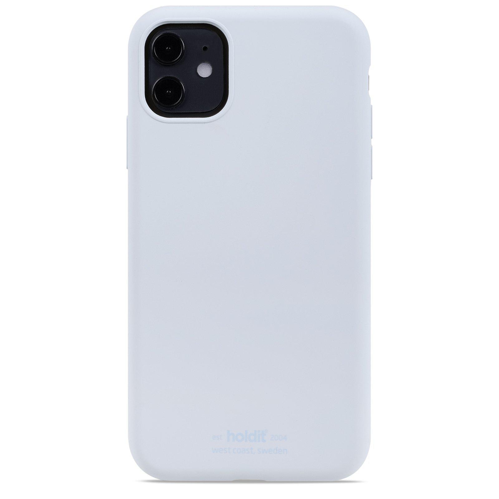 iPhone 11/XR Silicone Case, Mineral Blue