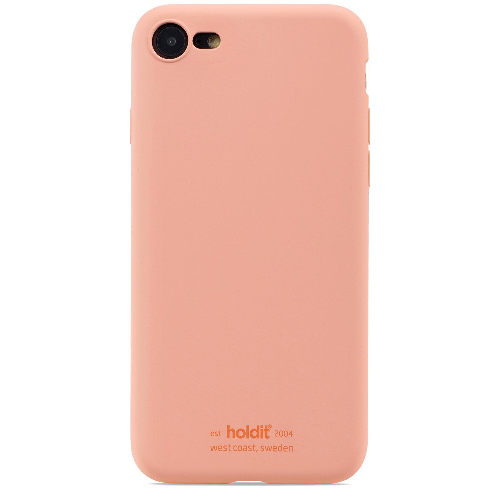 iPhone 7 Silicone Case, Pink Peach
