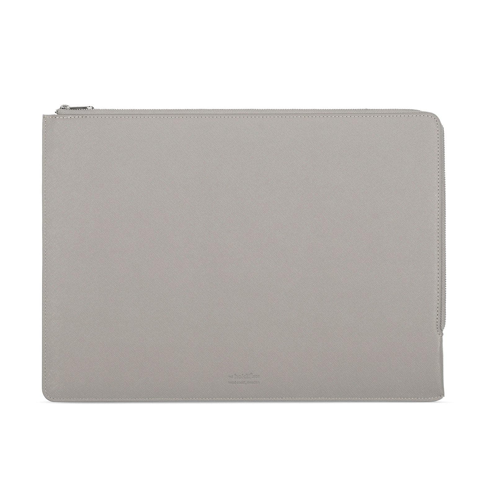 14" Laptopfodral i konstläder, Taupe