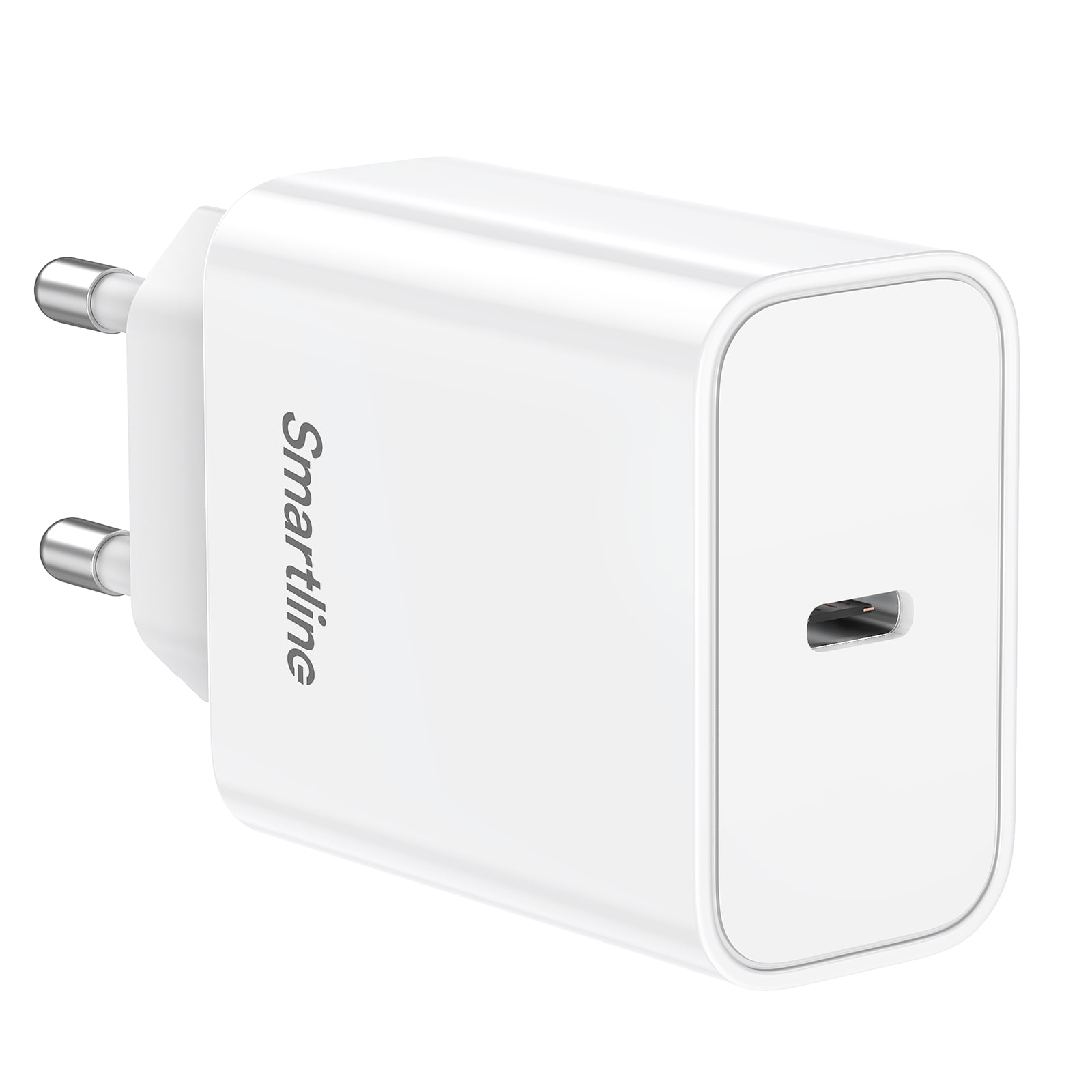 Väggladdare 30W USB-C PD, vit