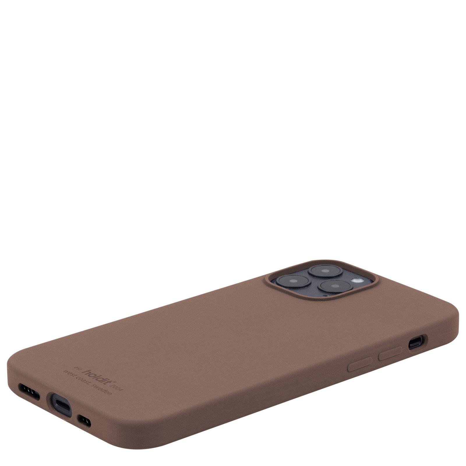 iPhone 12/12 Pro Silicone Case, Dark Brown