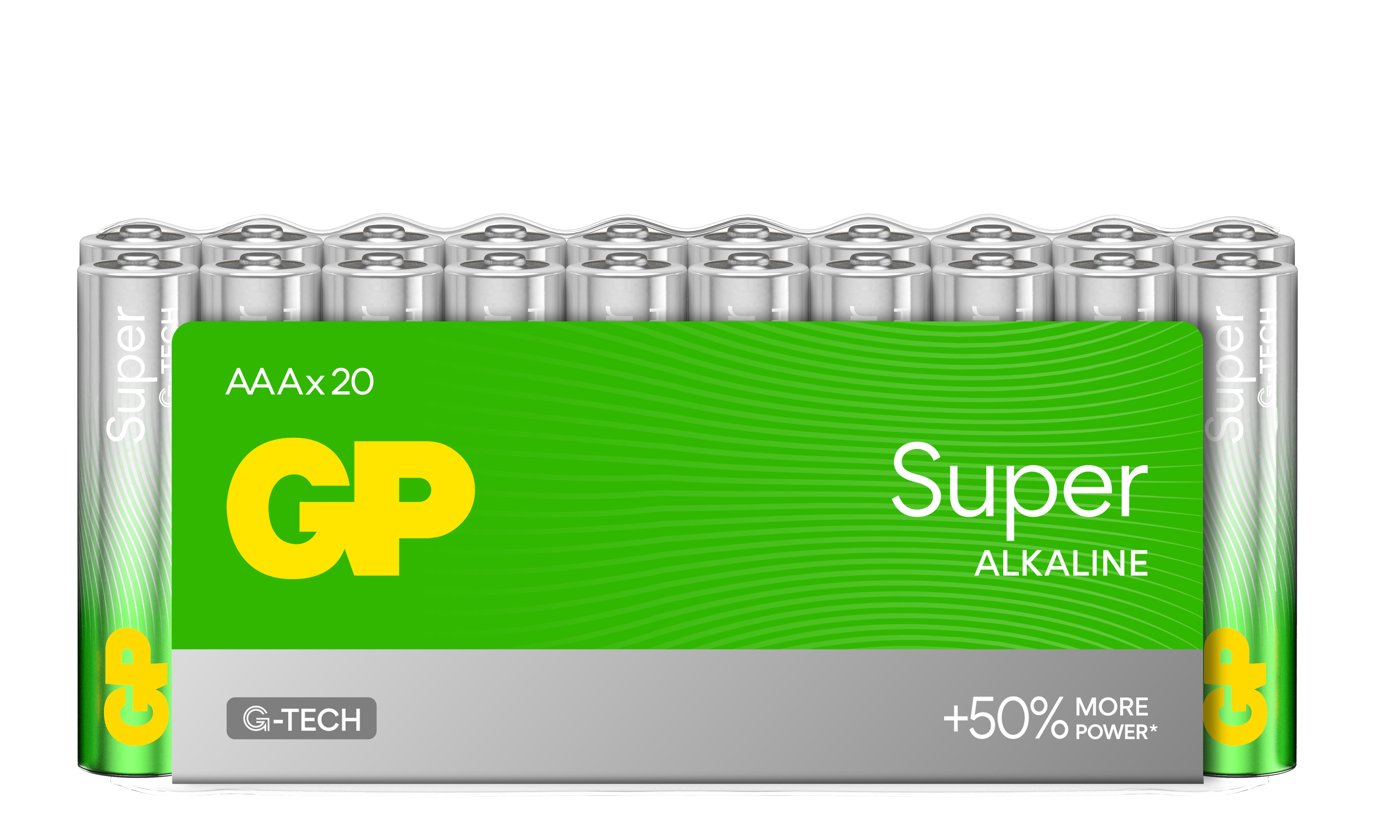 20-pack Super Alkaline AAA-batteri 24A/LR03