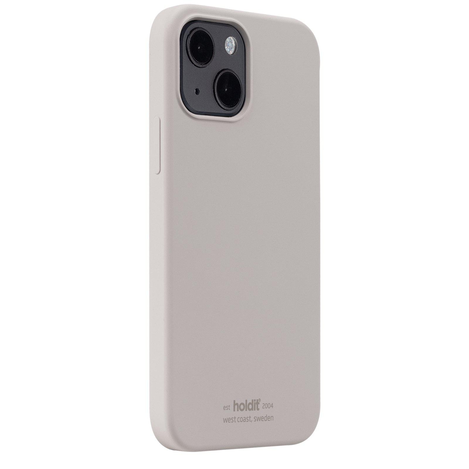 iPhone 13 Mini Silicone Case, Taupe