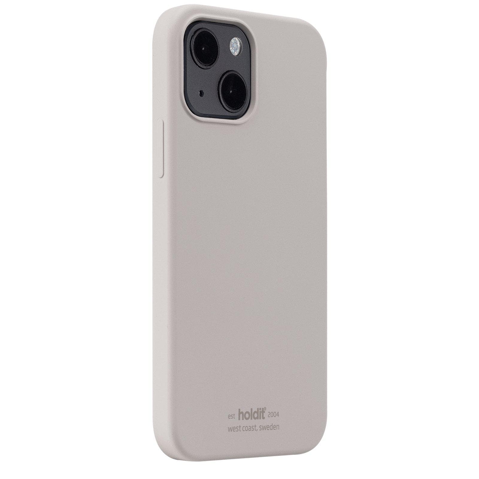 iPhone 14 Plus Silicone Case, Taupe