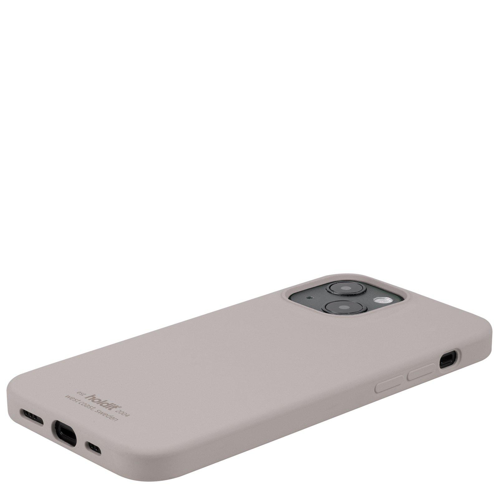 iPhone 14 Plus Silicone Case, Taupe
