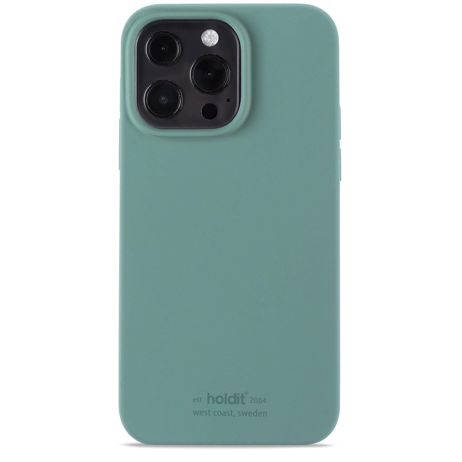 iPhone 13 Pro Silicone Case, Moss Green