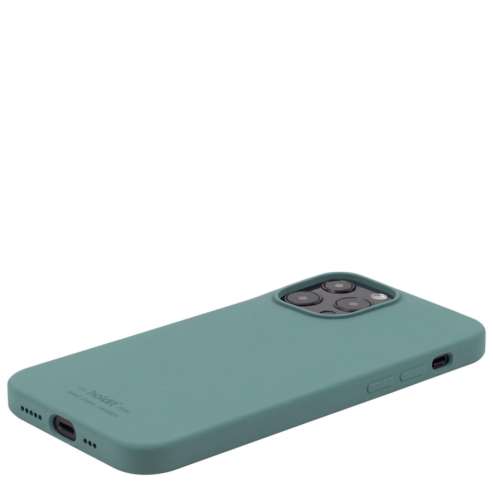 iPhone 13 Pro Silicone Case, Moss Green