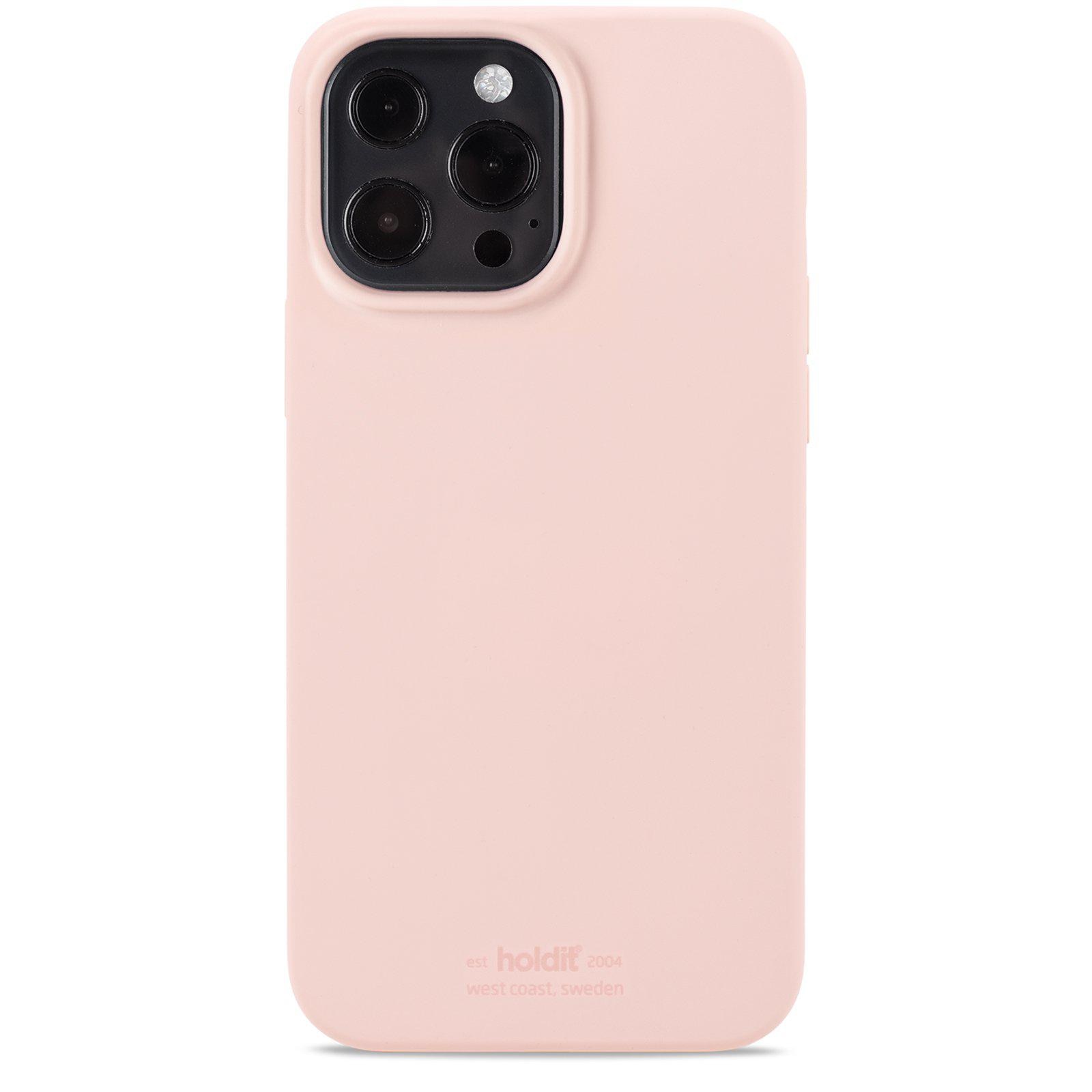 iPhone 14 Pro Max Silicone Case, Blush Pink