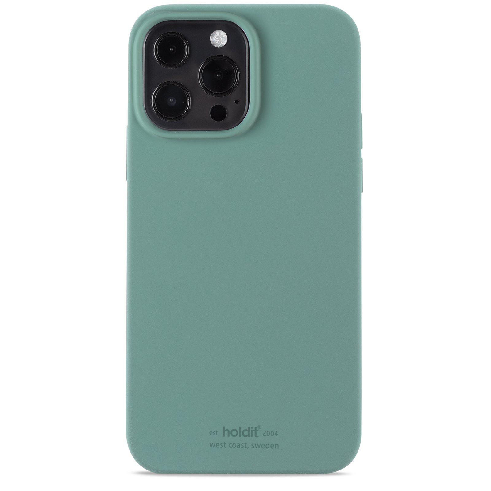 iPhone 14 Pro Max Silicone Case, Moss Green