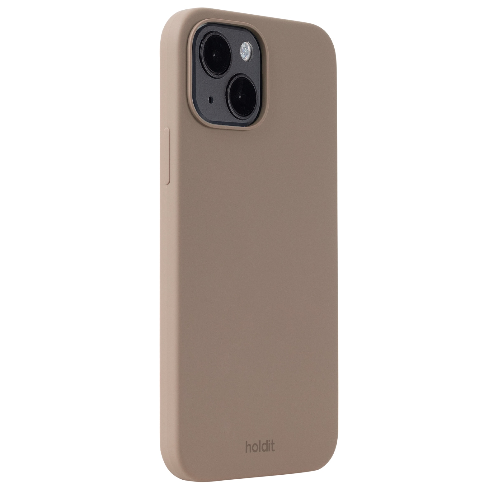 iPhone 14 Silicone Case, Mocha Brown