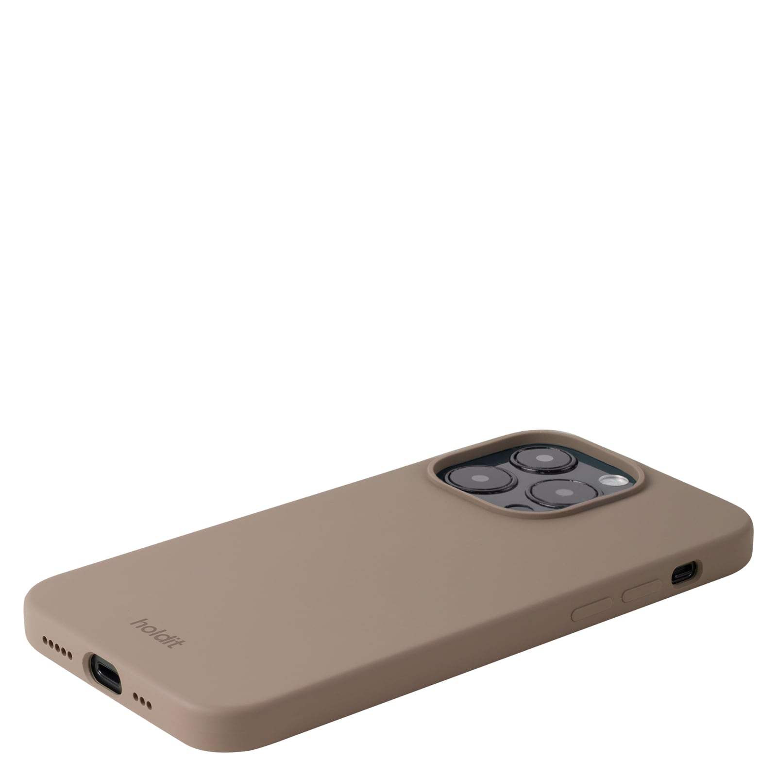 iPhone 14 Pro Silicone Case, Mocha Brown