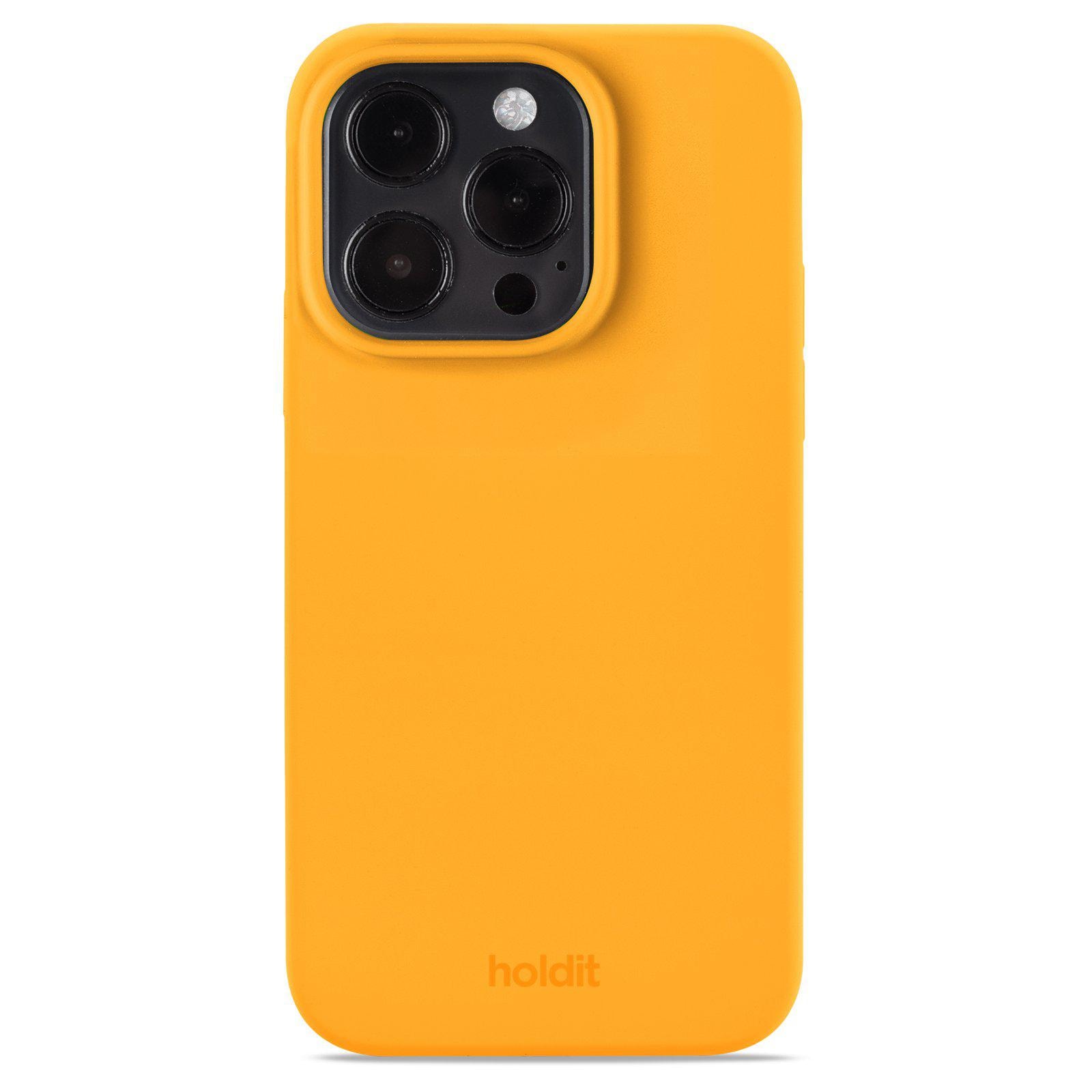 iPhone 14 Pro Silicone Case, Orange Juice