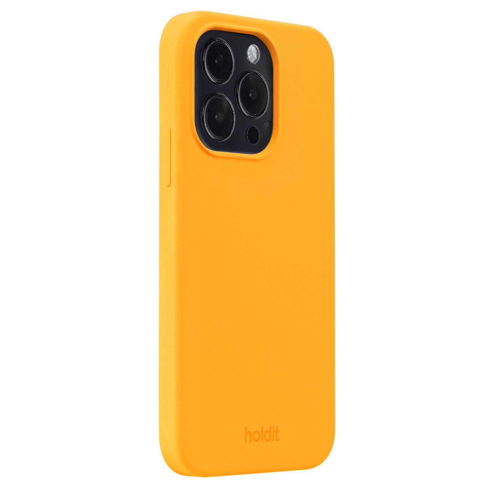 iPhone 14 Pro Silicone Case, Orange Juice