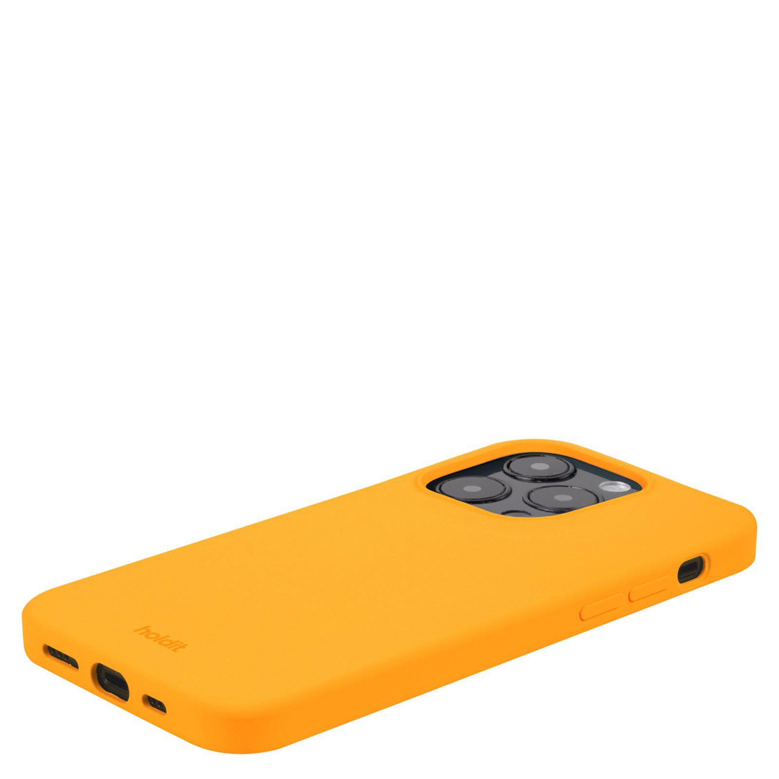 iPhone 14 Pro Silicone Case, Orange Juice