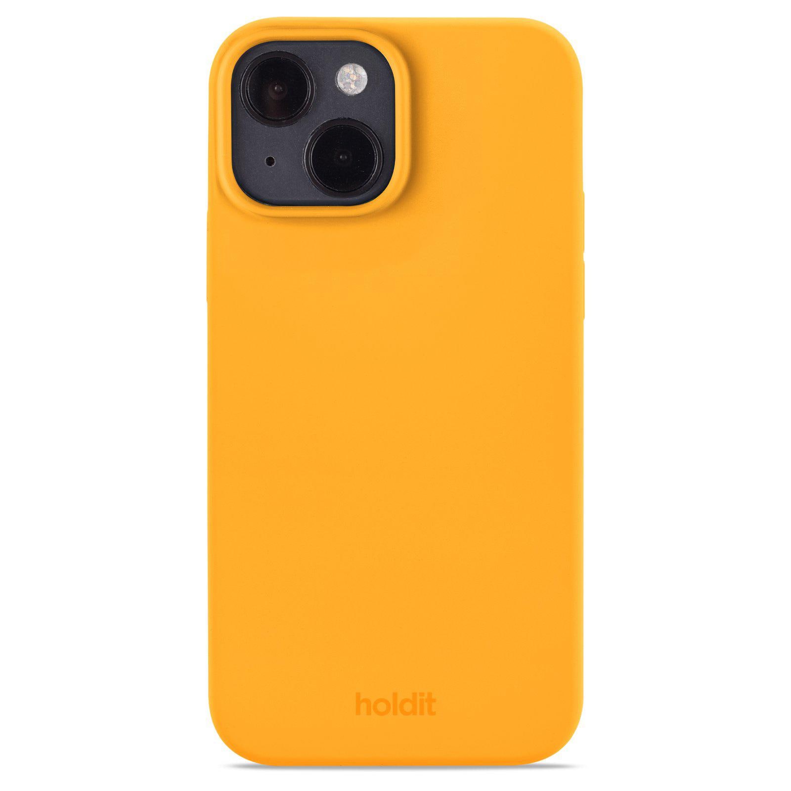 Apple iPhone 14 Silicone Case, Orange