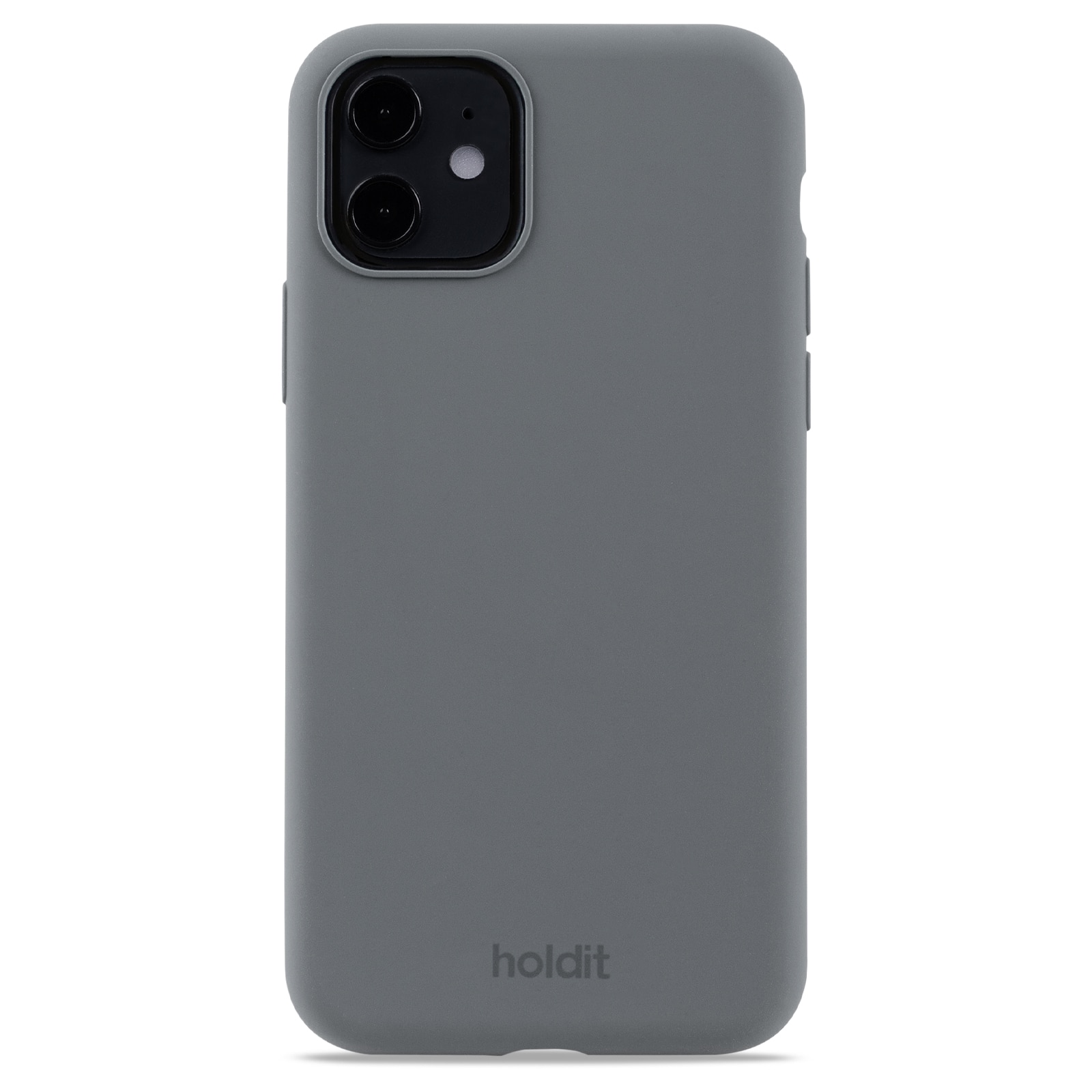 iPhone 11/XR Silicone Case, Space Gray