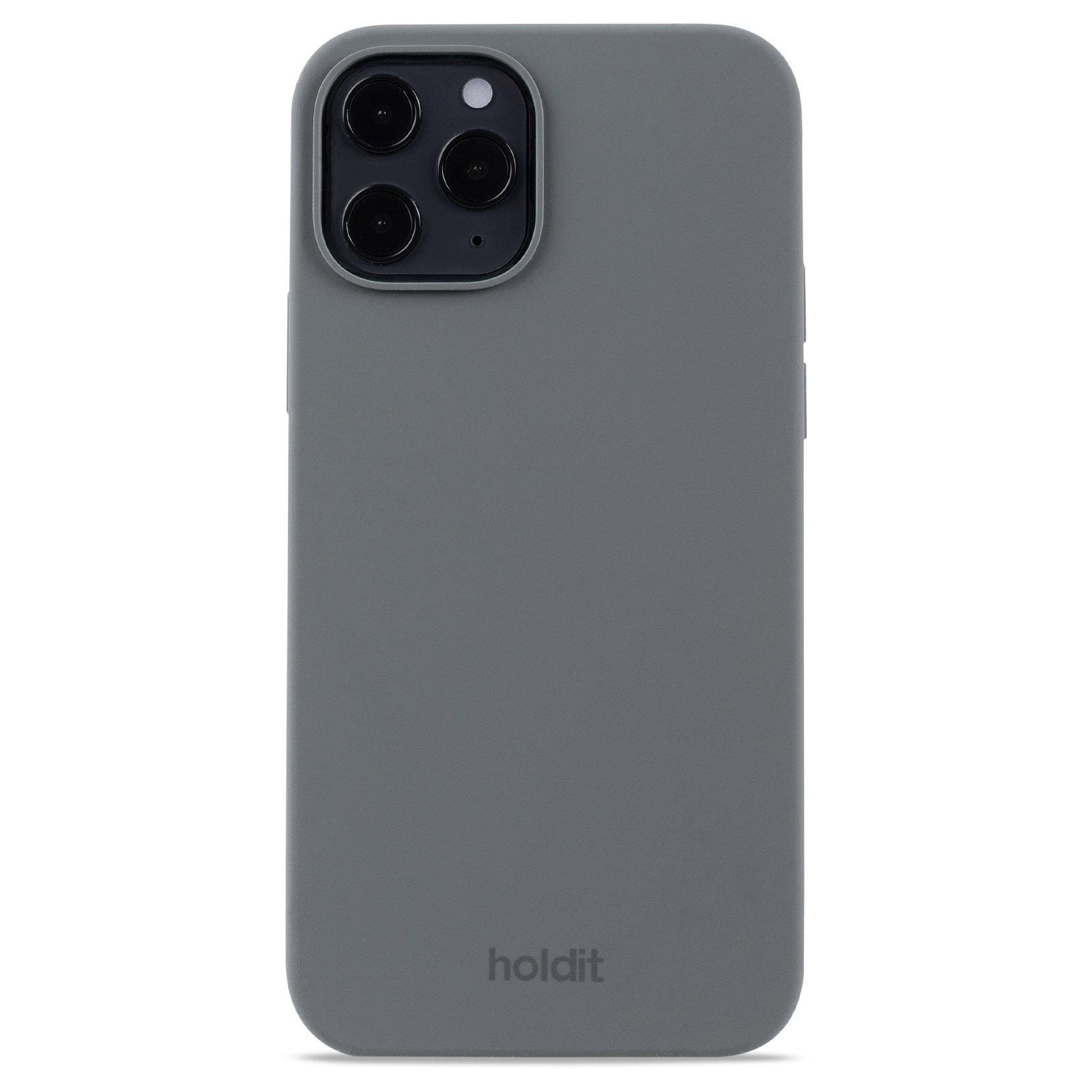 iPhone 12/12 Pro Silicone Case, Space Gray