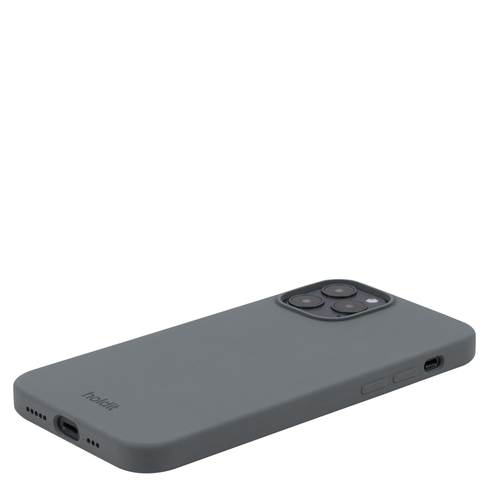 iPhone 12/12 Pro Silicone Case, Space Gray
