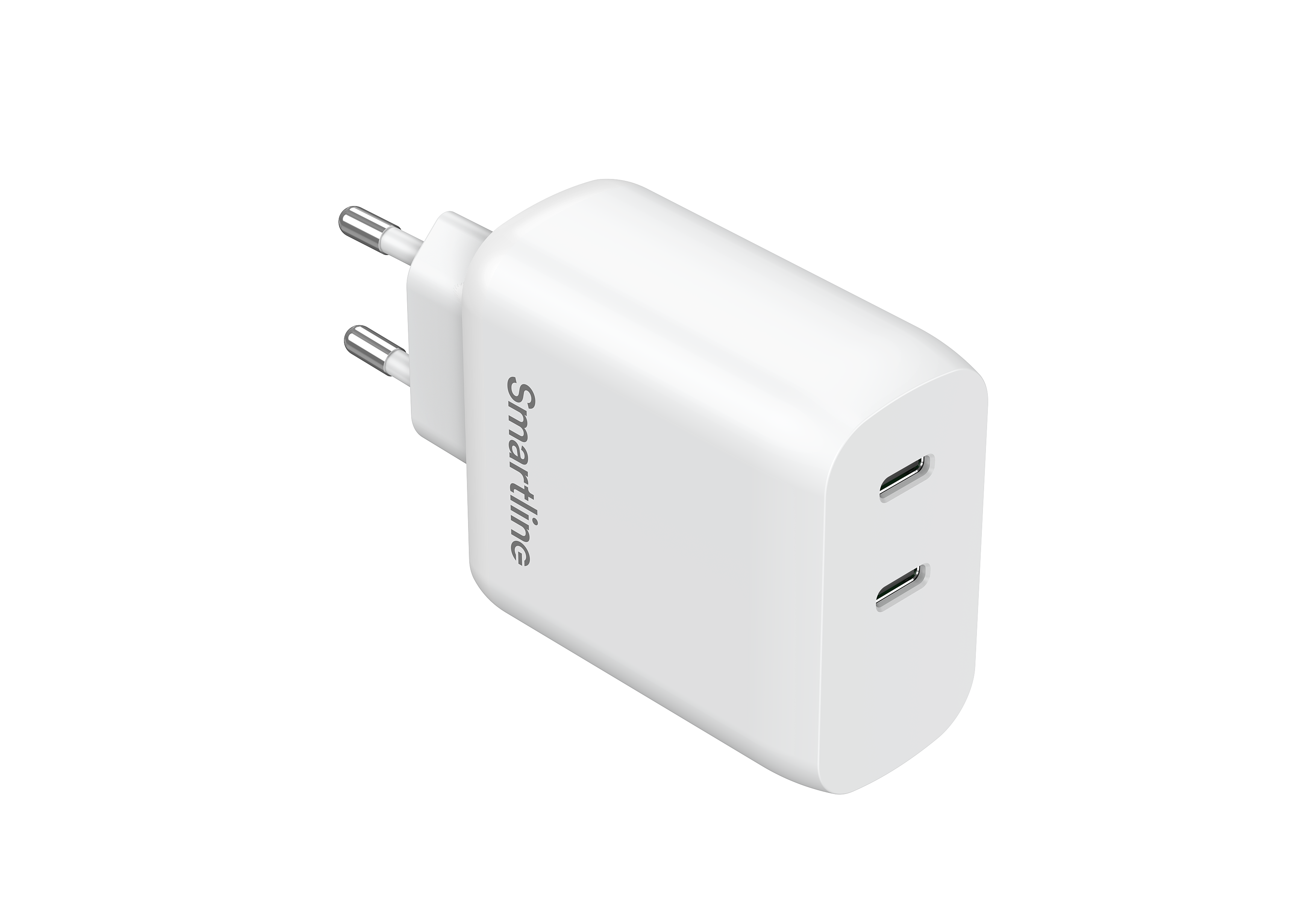 Nothing Phone 2a Snabb laddare med 2m USB-C-kabel & 2 portar 35W, vit  - Smartline