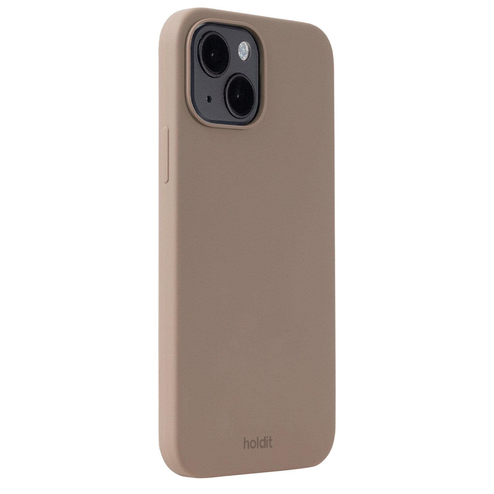 iPhone 15 Silicone Case, Mocha Brown