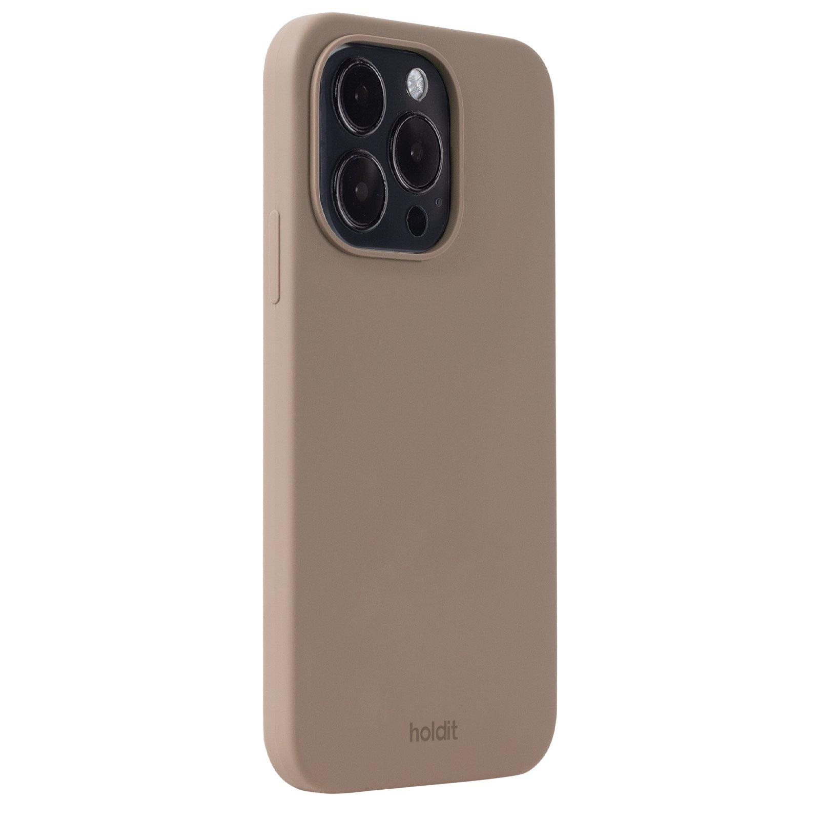iPhone 15 Pro Silicone Case, Mocha Brown