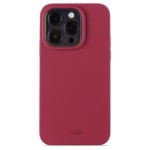 iPhone 15 Pro Silicone Case, Red Velvet