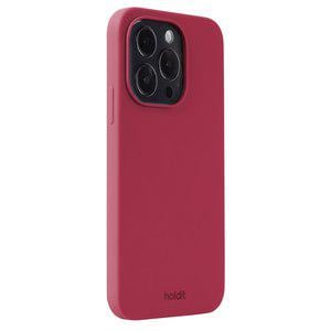 iPhone 15 Pro Silicone Case, Red Velvet