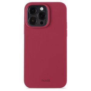 iPhone 15 Pro Max Silicone Case, Red Velvet