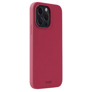 iPhone 15 Pro Max Silicone Case, Red Velvet