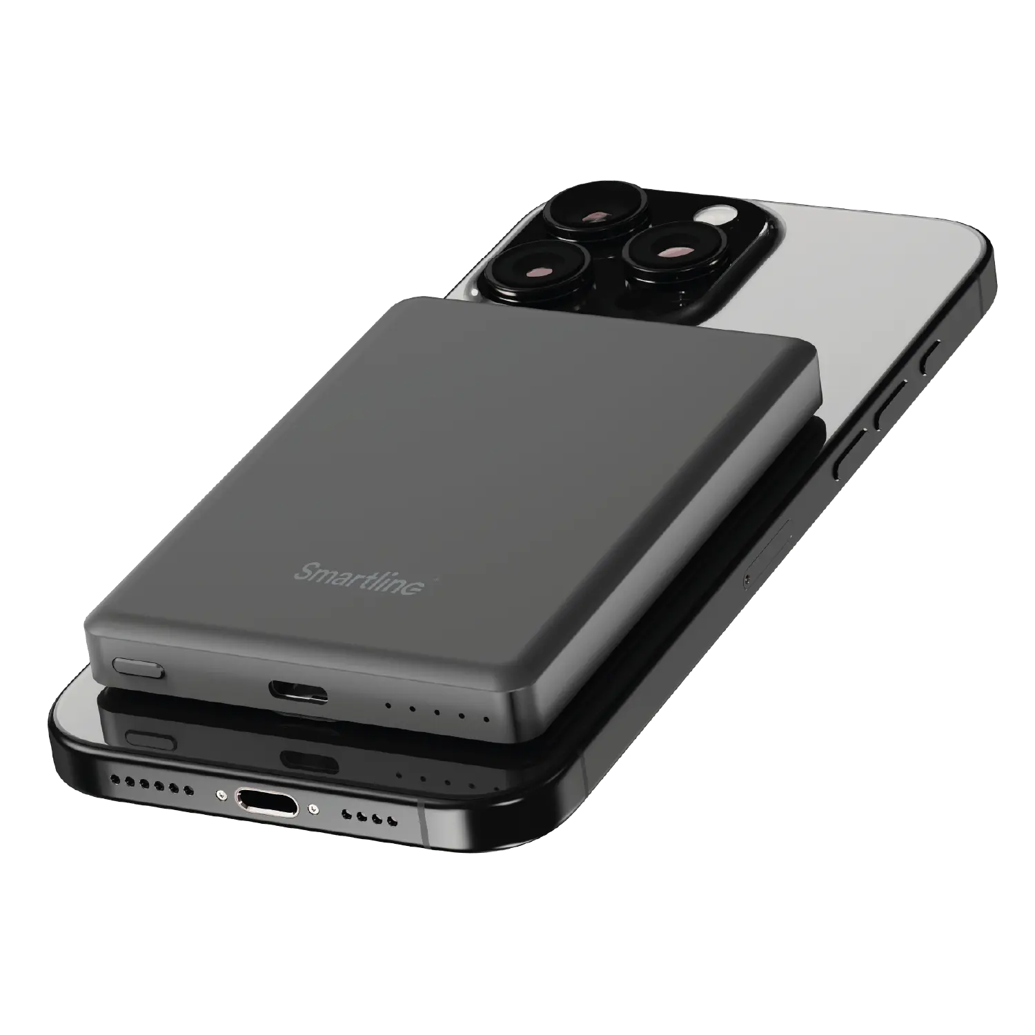Magnetisk Trådlös Powerbank 5000mAh, svart