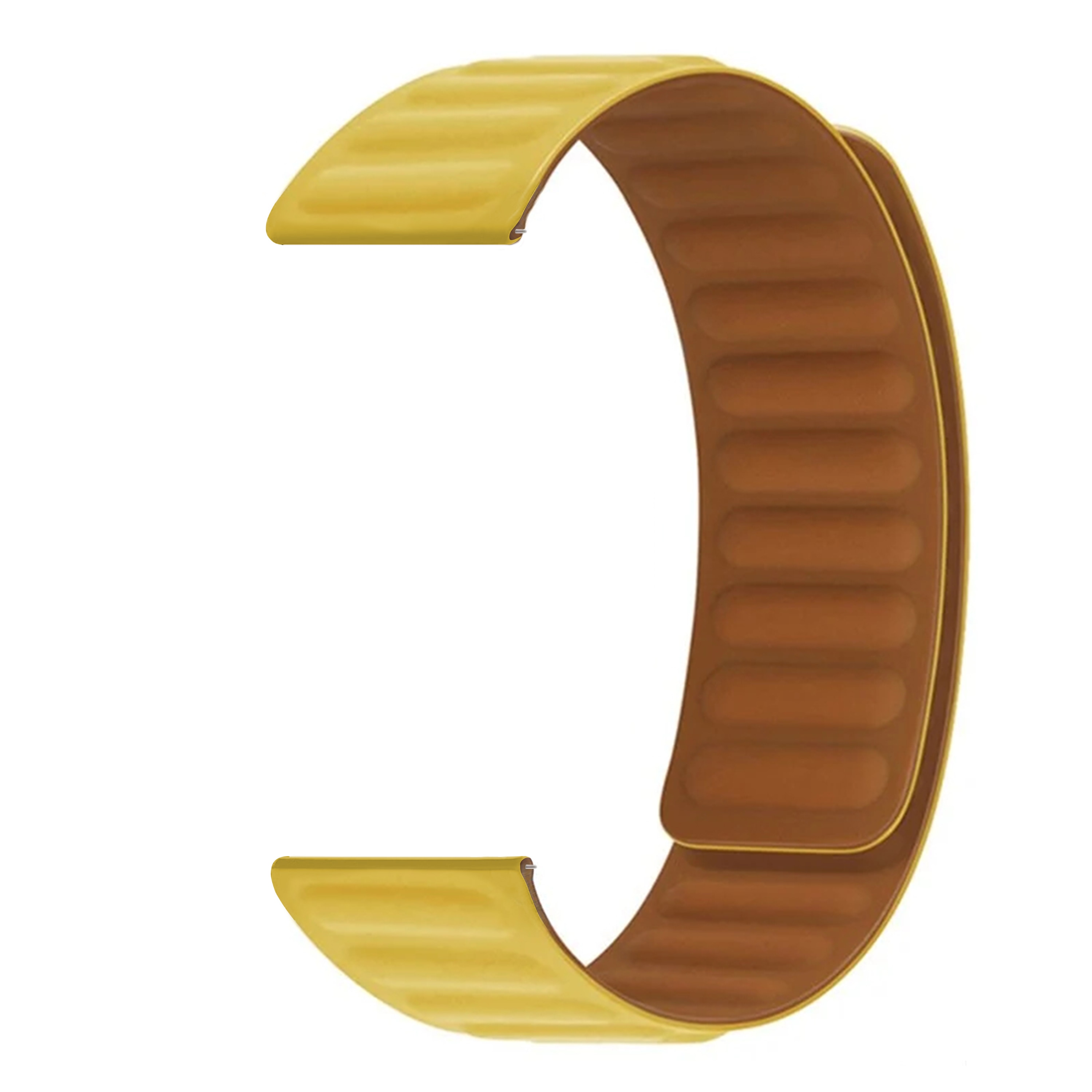 Polar Pacer Armband i silikon med magnetstängning, gul