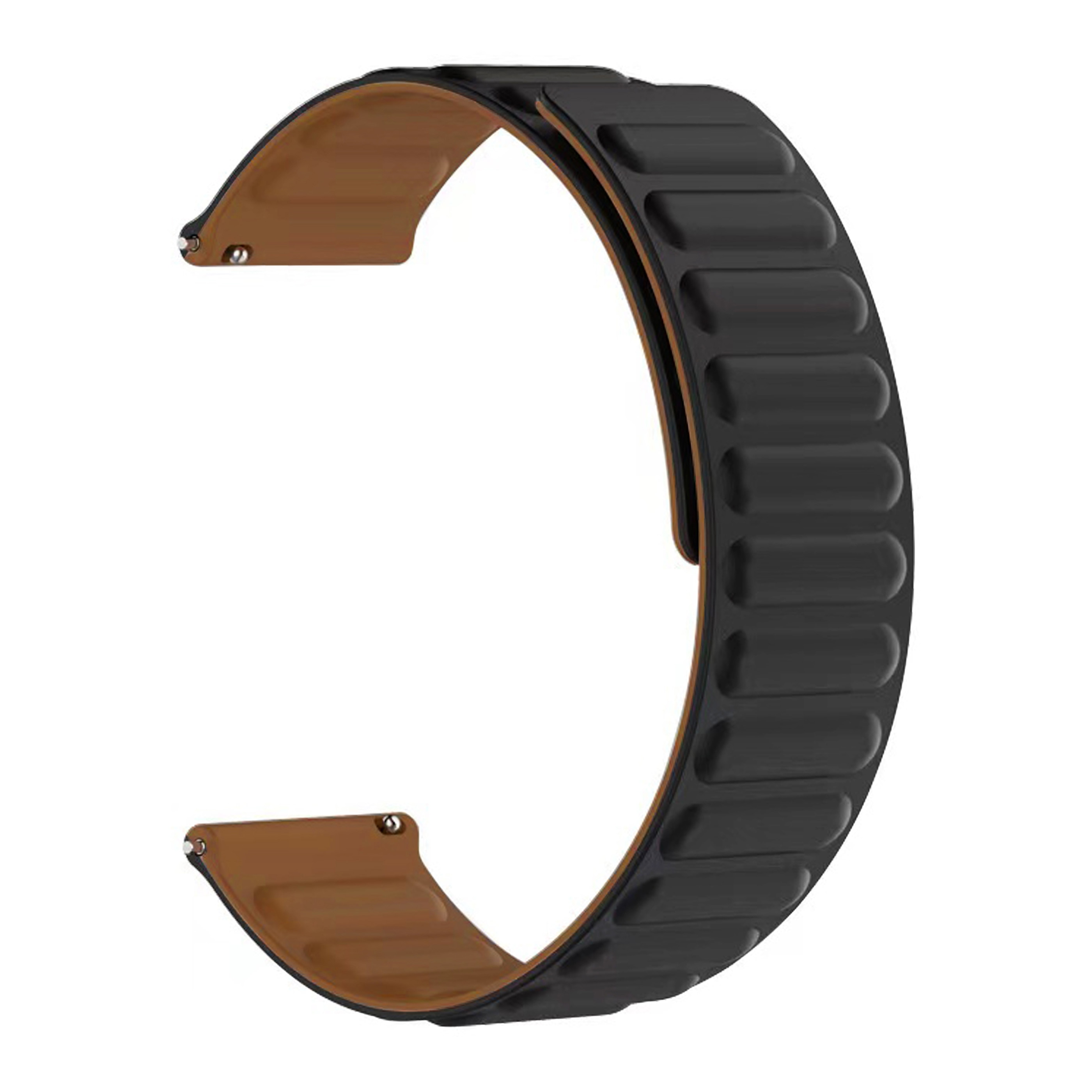 Huawei Watch GT 4 46mm Armband i silikon med magnetstängning, svart
