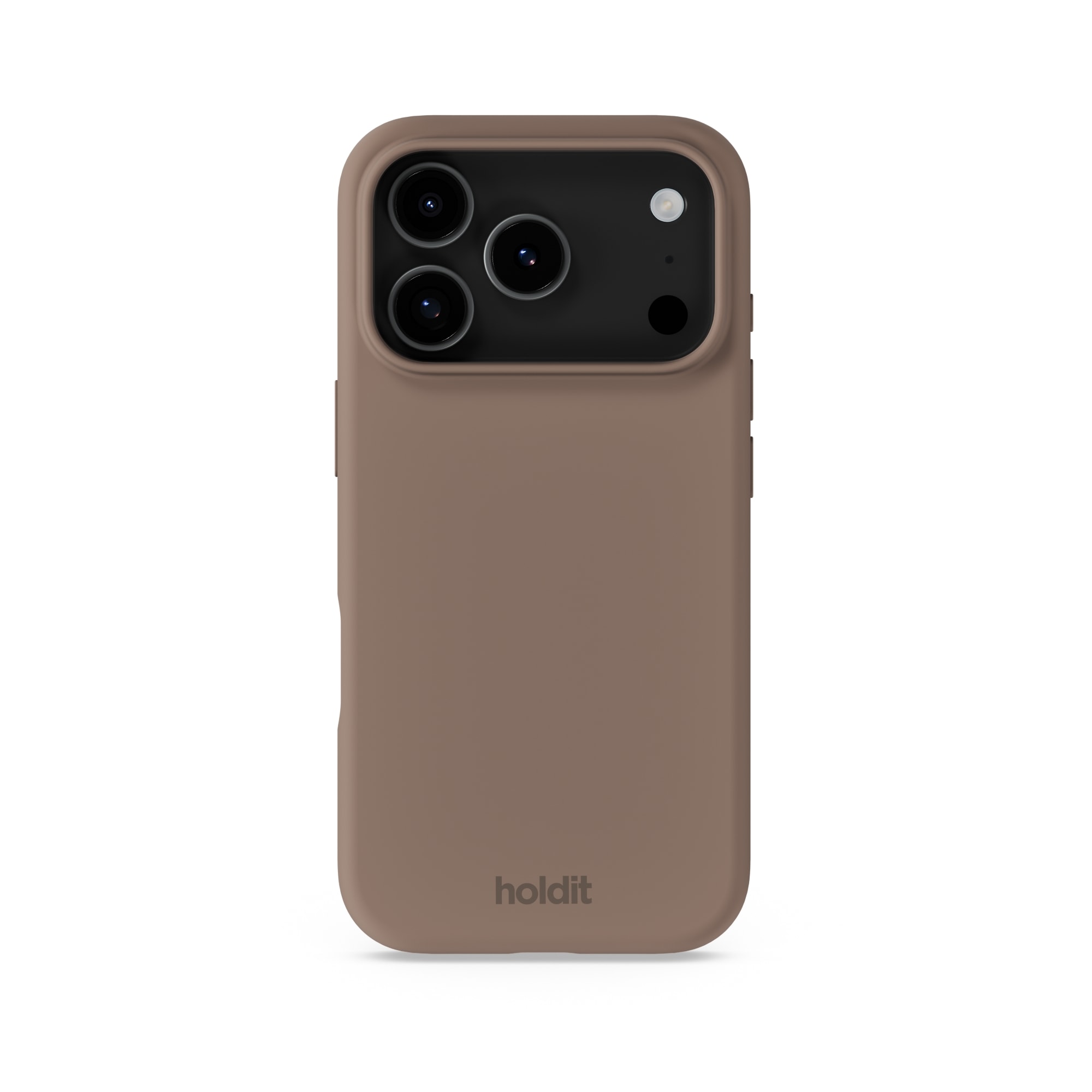 iPhone 17 Pro Silicone Case, Mocha Brown