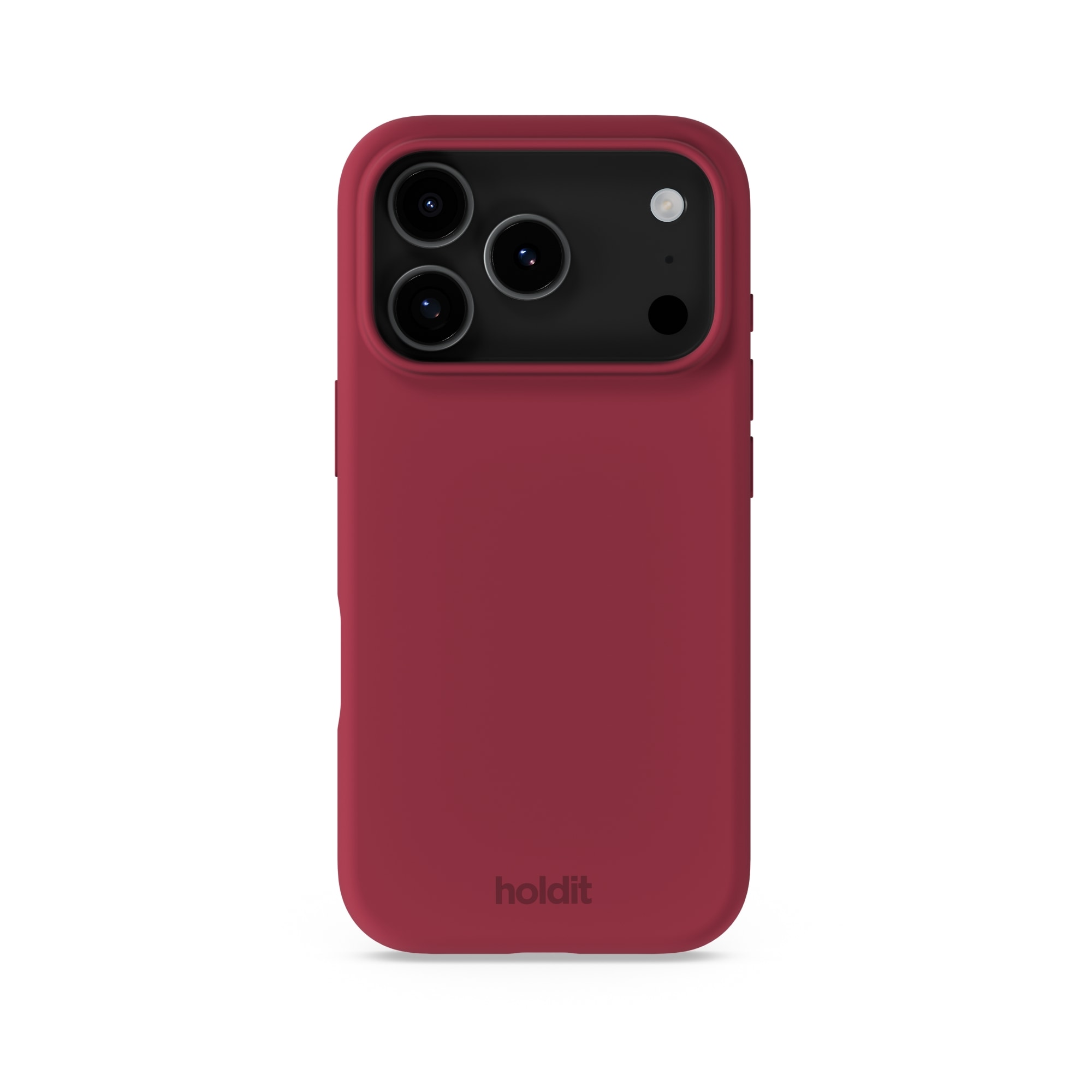 iPhone 17 Pro Silicone Case, Red Velvet