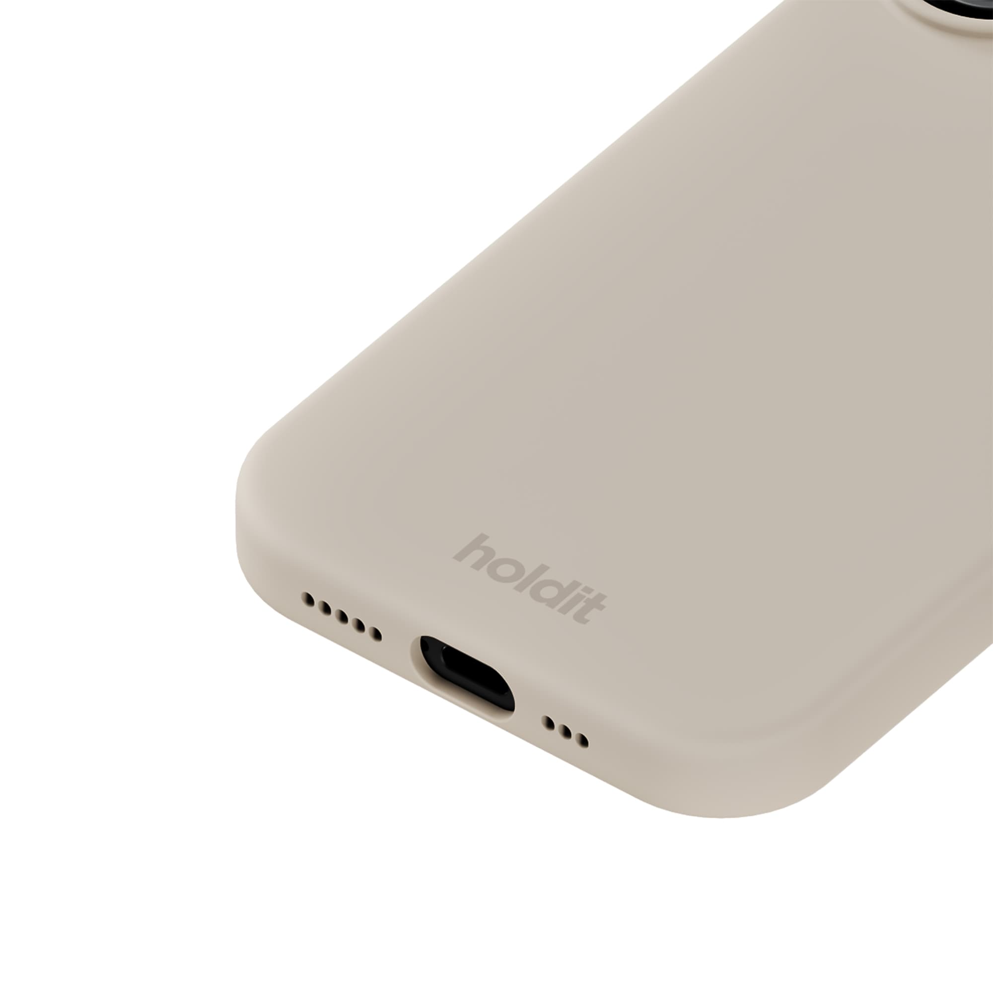 iPhone 17 Silicone Case, Light Beige