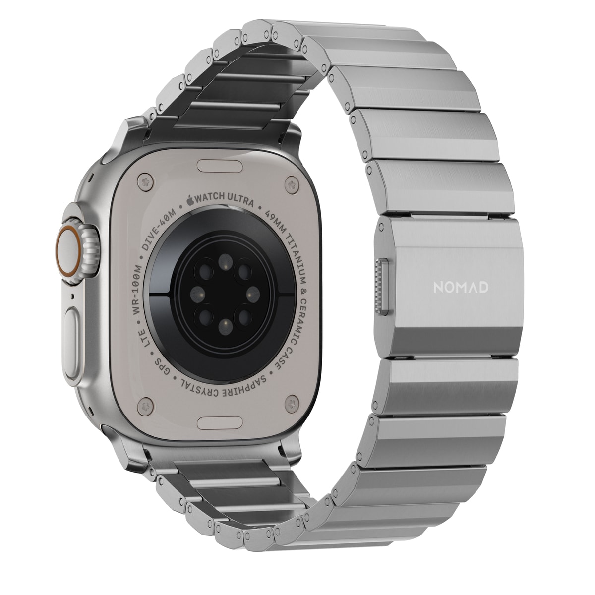 Apple Watch Ultra 49mm 2nd Gen Titanium Armband, Silver