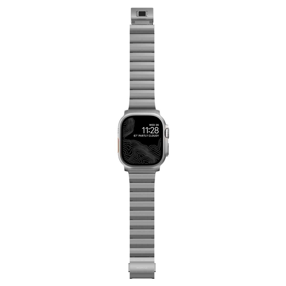 Apple Watch Ultra 49mm 2nd Gen Titanium Armband, Silver