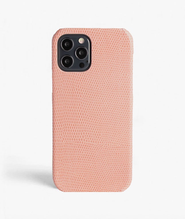 iPhone 12/iPhone 12 Pro Skal Lizard Rosa